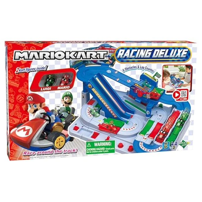 EPOCH Games Mario Kart(TM) Racing Deluxe - Super Mario Vehicle Obstacle Course with Mario and Luigi Figures - Perfect Action Tabletop Game for Ages 5+ by EPOCH Games - Image 8