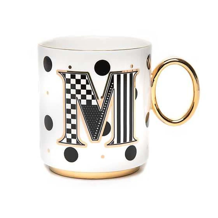 MACKENZIE-CHILDS My Mug, Decorative Ceramic Coffee Mug with Handle, M by MACKENZIE-CHILDS - Image 1