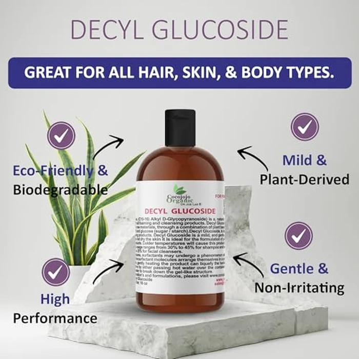 Dr Joe Lab Decyl Glucoside Natural Surfactant - Surfactants for Soap Making, Lauryl Glucoside, DIY Shower Gel, Skin Care, Body and Face Wash, Plant Derived, Natural - 16 Oz by Dr Joe Lab - Used - Like New condition