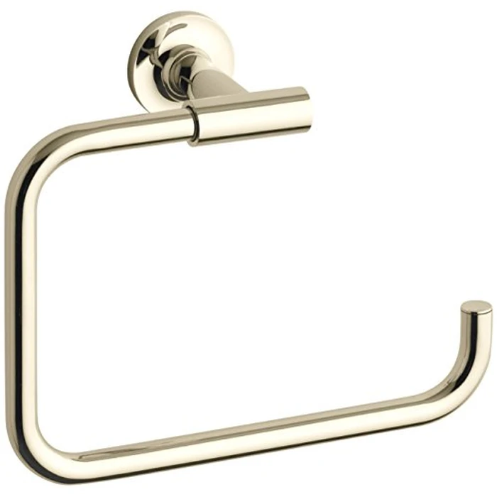 Kohler K-14441-AF Purist Towel Ring, Vibrant French Gold by Kohler - Used - Like New condition - US$204.99
