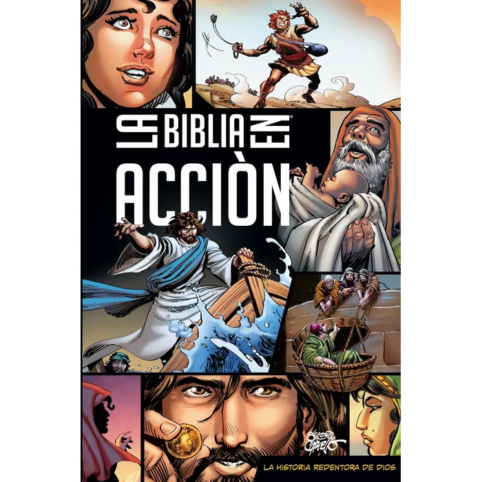 La Biblia en acción (The Action Bible) (Spanish) (Action Bible Series) (Spanish Edition) by David C Cook - Used - Very Good condition