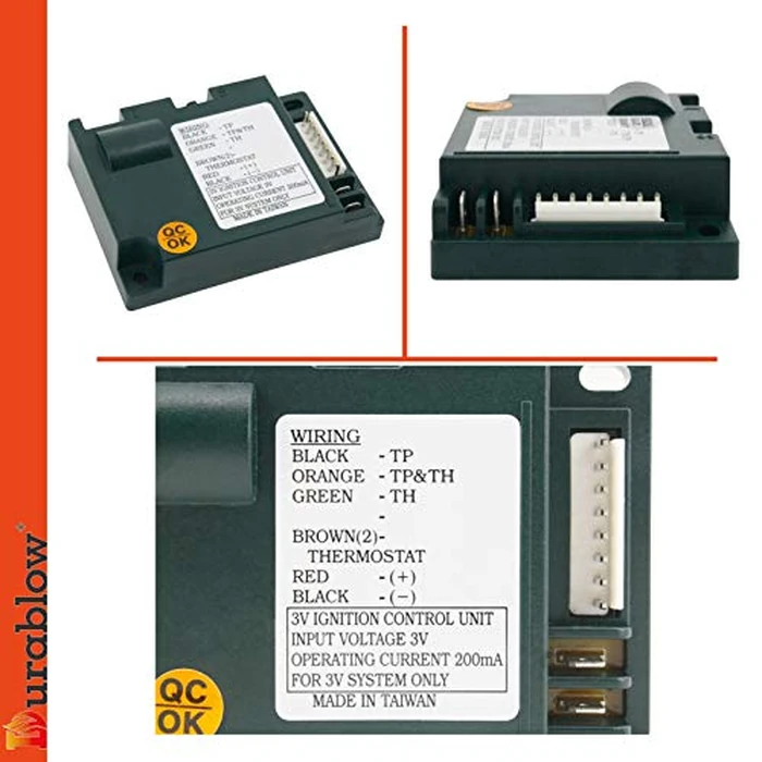 Durablow Fireplace Electronic IPI Control Module, Gas Fireplace Ignition Module Replacement for Dexen 593-592, GM-6KA, Hearth Home Technologies HHT 350-M, 6K (Meets CSA Standards (Prior to 2022) by Durablow - Image 2