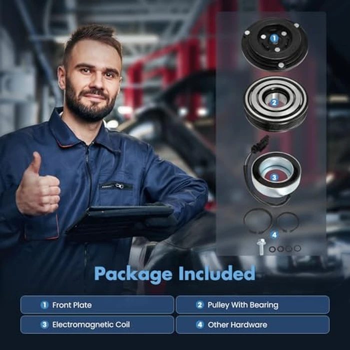 ECCPP A/C Compressor Clutch 2012-2016 Fit for Chevrolet Cruze 1.4L Fast Cooling AC Clutch by ECCPP - Image 5