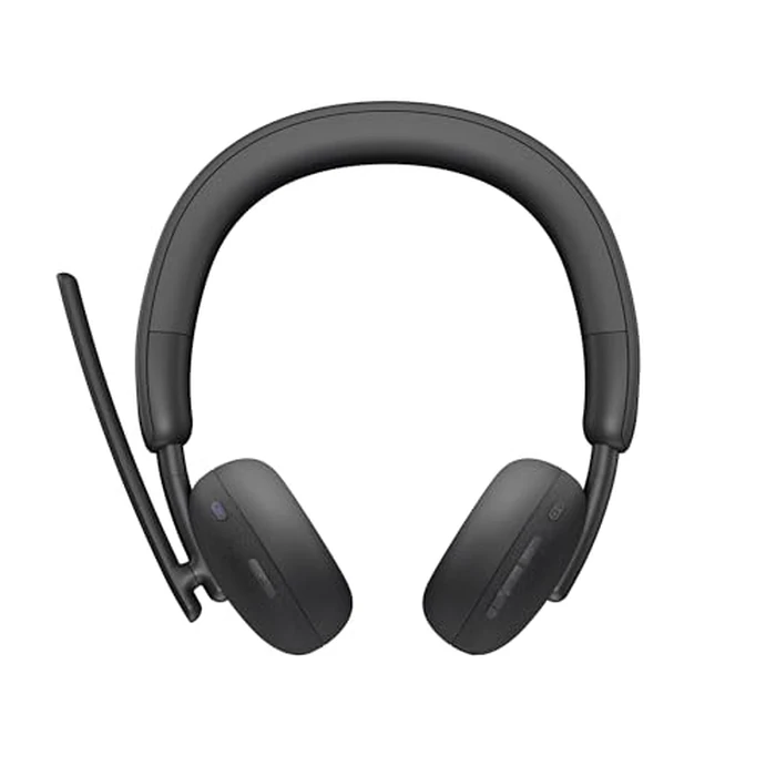 Dell WL3024 Wireless Headset - Leatherette Headband, Built-in AI-Based Noise Cancellation Microphone, Boom mic - Black by Dell - Used - Acceptable condition - CA$137.21