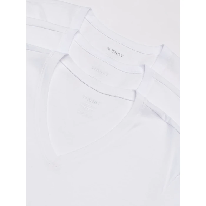 2(X)IST Men's Essential Cotton Slim Fit V-Neck T-Shirt 3-Pack Pure White by 2(X)IST - Used - Like New condition - US$14.22