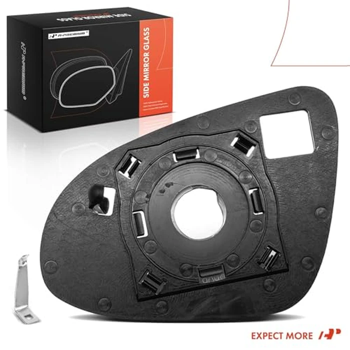 A-Premium Right Passenger Side Non-Heated Mirror Glass with Backing Plate - Compatible with Toyota Prius C 2012-2019 - Exterior Side View Convex Mirror by A-Premium - Image 8