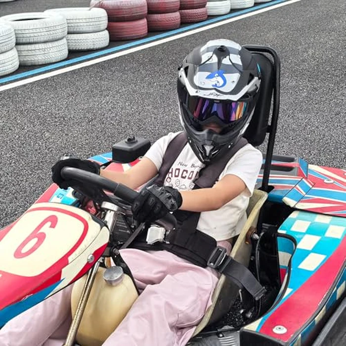 JQF Gear Youth Kids Dirt Bike Helmets Motocross Offroad ATV BMX MX Dirtbike Motorcycle Helmet J-01 with Goggles and Gloves DOT Approved (Gray Shark, S) by JQF Gear - Image 7