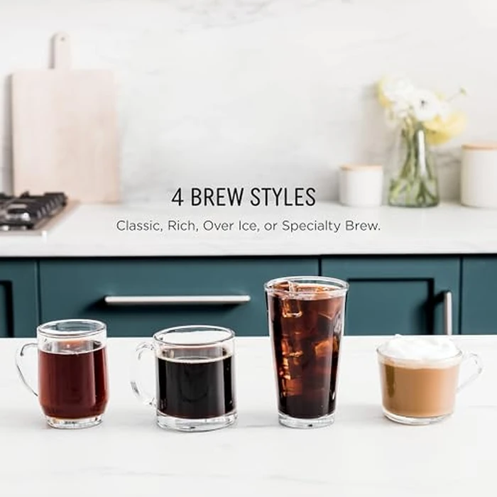 Ninja Pod & Grounds Specialty Single-Serve Coffee Maker, K-Cup Pod Compatible, Brews Grounds, Compact Design, Built-In Milk Frother, 56-oz. Reservoir, 6-oz. Cup to 24-oz. Mug Sizes, Stone, PB051ST by Ninja - Image 3