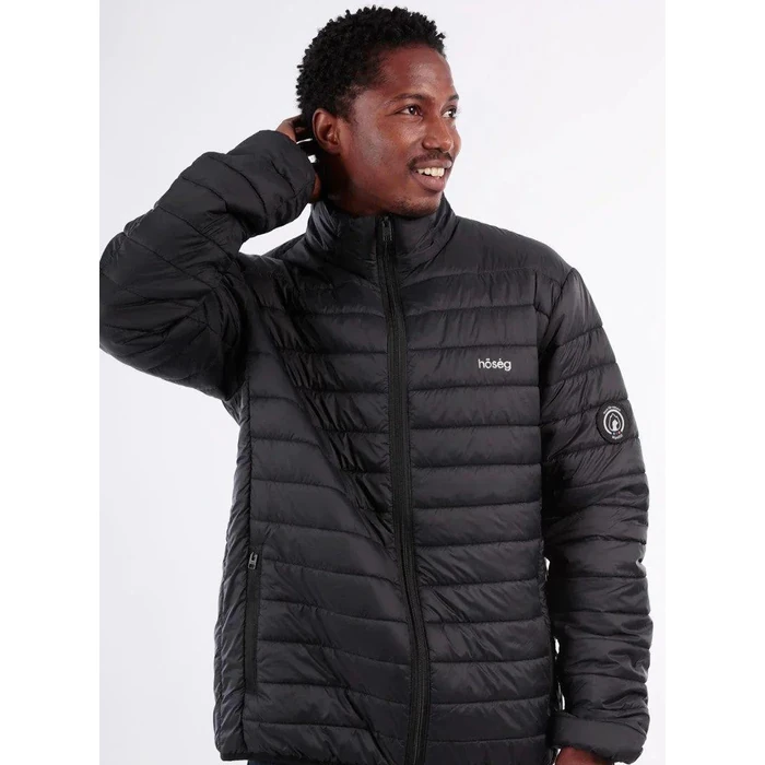 Hoseg Men's Alpafill 60 Hooded Puffer Jacket (XS) - Phantom by Hoseg - Image 3