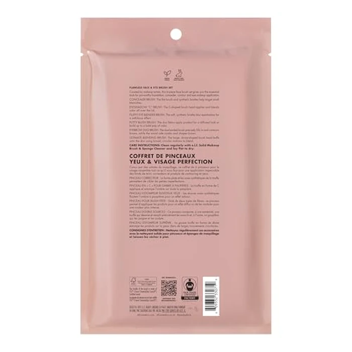 e.l.f. Flawless Face Kit, 6-Piece Brush Collection, Brushes For Face, Eyes & Brows, Vegan & Cruelty-Free by e.l.f. - Image 5