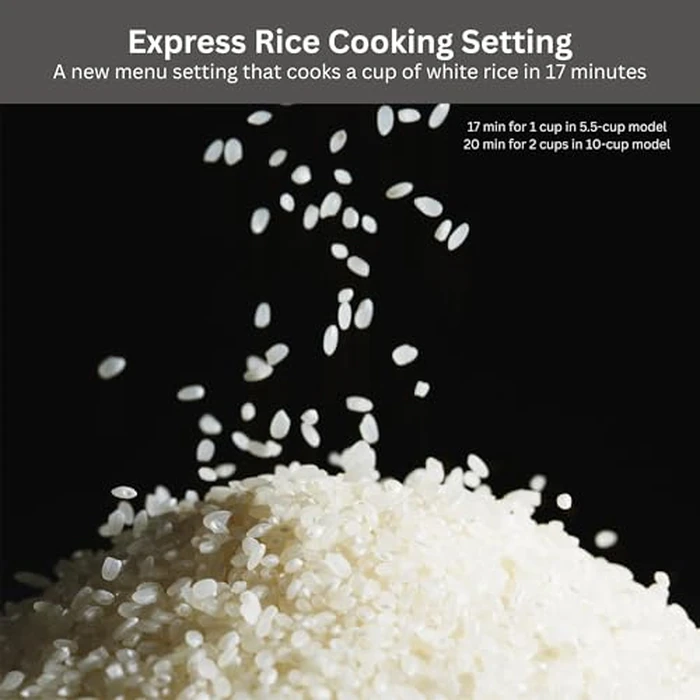 Tiger JKT-D Multi-Functional Induction Heating (IH) Electric Rice Cooker with 12 Cooking Settings (Silver Black) by Tiger - Image 3