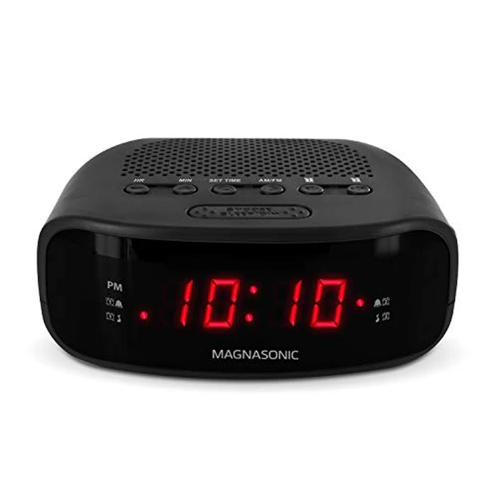 Magnasonic Digital AM/FM Clock Radio with Battery Backup, Dual Alarm, Sleep & Snooze Functions, Display Dimming Option (EAAC200) by Magnasonic - Image 3