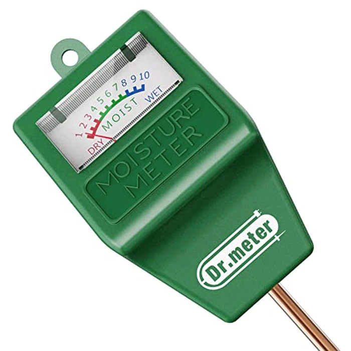 Dr.meter Soil Moisture Meter, Plant Water Meter for Garden Lawn Farm Indoor & Outdoor Use, Soil Tester Hygrometer Sensor for House Plants, Gardening Gifts, No Battery Needed by Dr.meter - Used - Like New condition - US$8.99