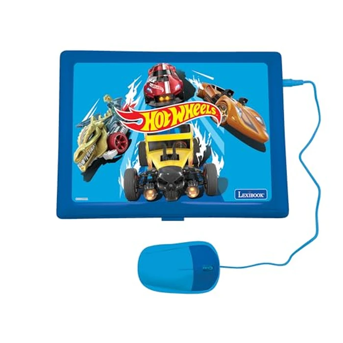 Lexibook Hot Wheels, Educational and Bilingual Laptop in English/Spanish, Toy for Children with 124 Activities to Learn, Play Games and Music, Blue, JC598HWi2 by LEXiBOOK - Image 6
