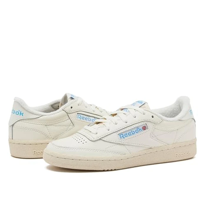 Reebok Womens Club C 85 Vintage Sneaker, Chalk/Alabaster/Sky Blue, 5.5 US by Reebok - Image 6