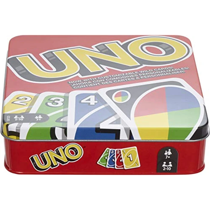 Mattel Games UNO Card Game for Kid, Adult & Family Nights & Parties, Travel & Vacations, Color Blind Accessible & Customizable Deck (Amazon Exclusive) by Mattel Games - Image 5