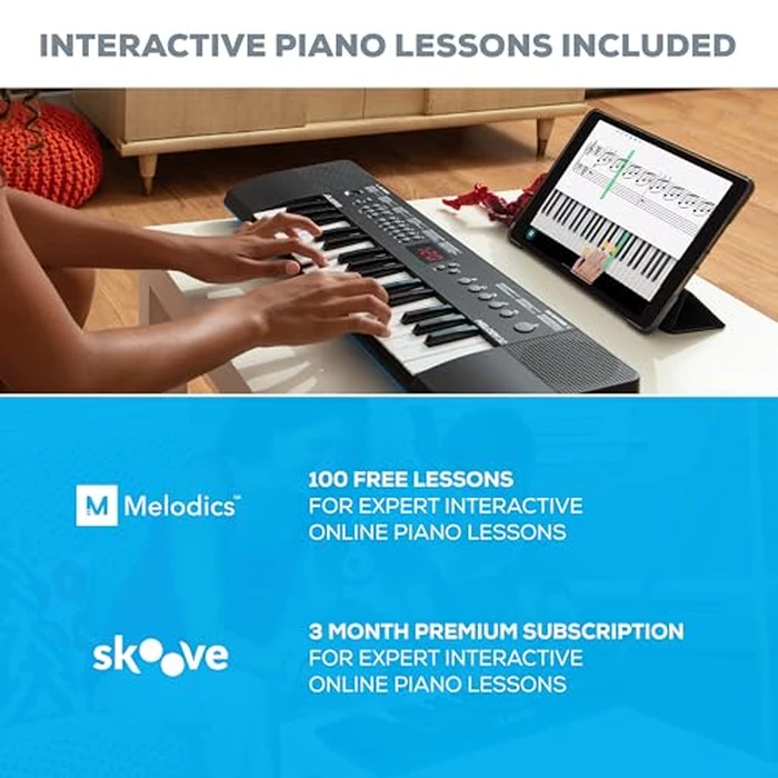 Alesis Melody 32 - Electric Keyboard Digital Piano with 32 Keys, Speakers, 300 Sounds, 300 Rhythms, 40 Songs, USB-MIDI Connectivity and Piano Lessons by Alesis - Image 5