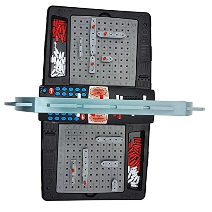 LEXiBOOK Talking Sea Battle (French, English, Spanish, Portuguese), Electronic Board Game 1 or 2 Players, Interactive, Light and Sound Effects, Strategy, Battery Operated, Grey/Black, GT2800US by LEXiBOOK - Image 4