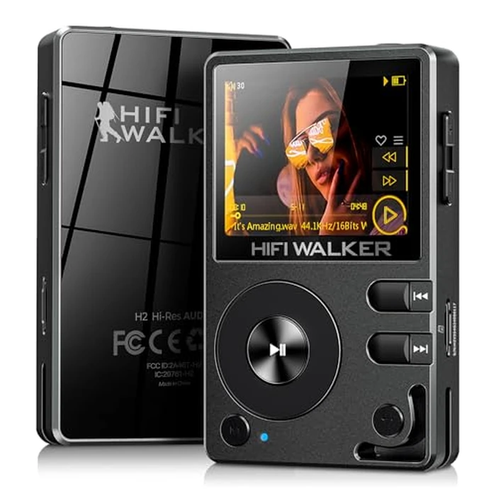 HIFI WALKER H2 HiFi MP3 Player with Bluetooth, Lossless DSD DAC FLAC, High Resolution Music Player, Portable Audio Player with 128GB Memory, Supports up to 512GB by HIFI WALKER - Used - Like New condition - US$117.91
