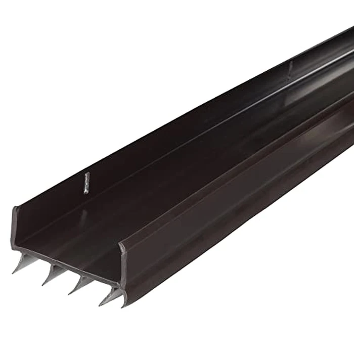 M-D Building Products 05991 36 in. Brown Vinyl U-Shape Screw-on Under Door Seal by M-D Building Products - Image 1