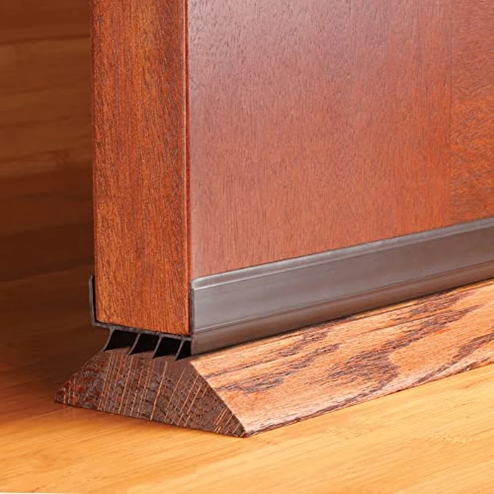M-D Building Products 05991 36 in. Brown Vinyl U-Shape Screw-on Under Door Seal by M-D Building Products - Image 4