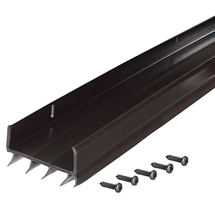 M-D Building Products 05991 36 in. Brown Vinyl U-Shape Screw-on Under Door Seal by M-D Building Products - Image 6