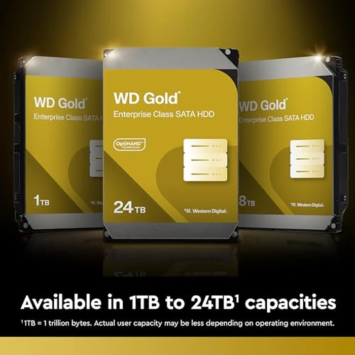 Western Digital 10TB WD Gold Enterprise Class Internal Hard Drive - 7200 RPM Class, SATA 6 Gb/s, 512 MB Cache, 3.5" - WD103KRYZ by Western Digital - Image 3