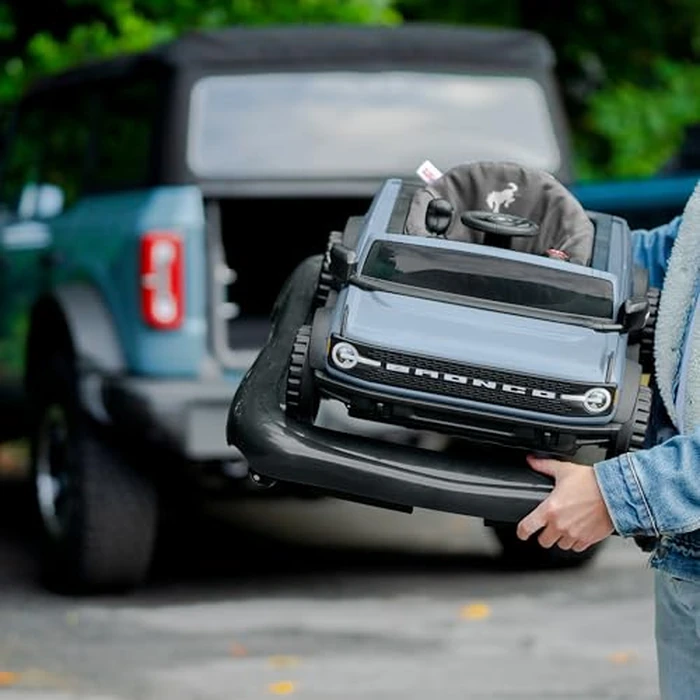 Bright Starts Ford Bronco 4-in-1 Blue Grey Baby Activity Center & Push Walker with Removable Interactive Steering Wheel -Toy, 6 Months and up by Bright Starts - Image 6