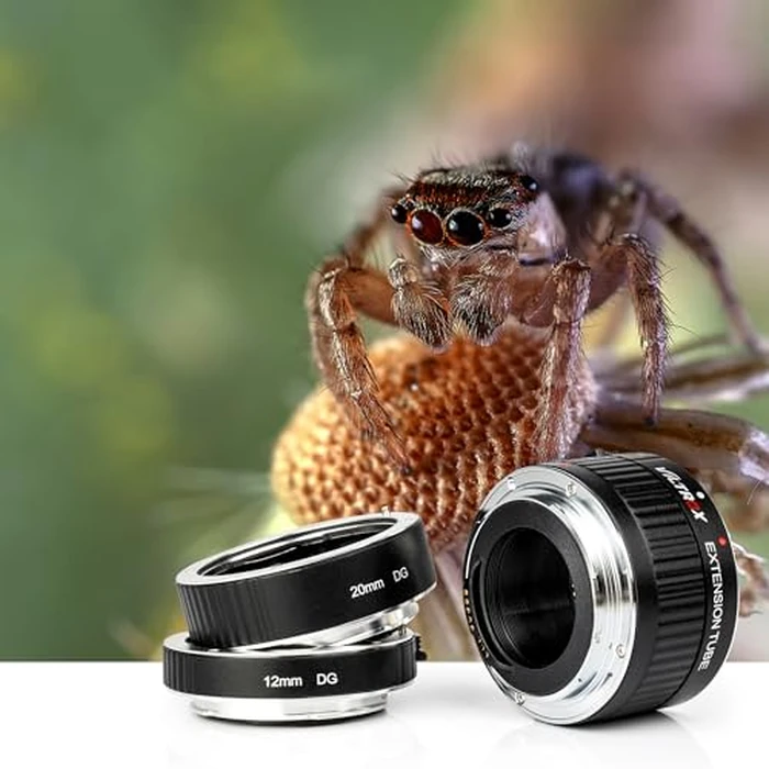 VILTROX DG-C Auto Focus Macro Extension Tube Set Compatible with Canon EF EF-S Lens DSLR Camera 2000D 1300D 800D 600D 400D 200D 90D 70D 50D 30D 10D 7D 6D 5D T7 T6 T5 T4i SL3(12mm 20mm 36mm) by VILTROX - Image 2