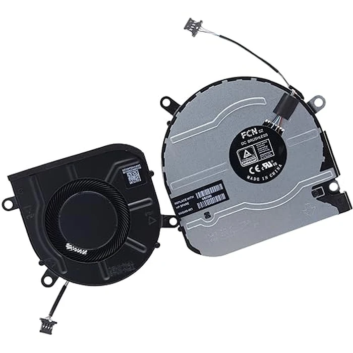 Deal4GO CPU Cooling Fan M45465-001 w/GPU Graphics Fan M45466-001 Set Replacement for H P Envy X360 15-ES 15-EU 15M-EU 15M-ES 15-ES2026NR 15-EU0097NR by Generic - Image 4