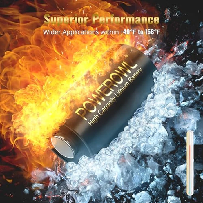 POWEROWL CR2 3V Lithium Battery, 6 Pack High Capacity CR15h270 CR 2 C2 3 Volt Batteries Cell, Long Lasting Power by POWEROWL - Image 5