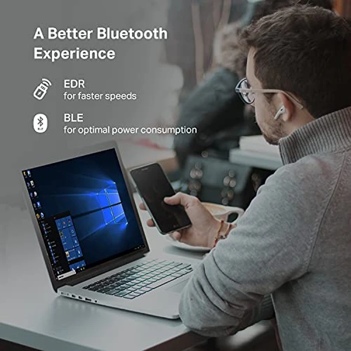 TP-Link USB Bluetooth Adapter for PC, Bluetooth 5.3 Dongle Receiver (UB500) - Plug and Play, Nano Design, EDR & BLE, Supports Windows 11/10/8.1/7 for Wireless Keyboard Mouse Headphone Speaker by TP-Link - Image 6