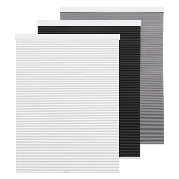 KCO Cordless Cellular Blinds Blackout Window Shades, Room Darkening Honeycomb Shades Blinds for Windows, Bedroom and Nursery 54" W x 64" L,(137W x 163H cm), White by KCO - Used - Good condition - CA$45.30