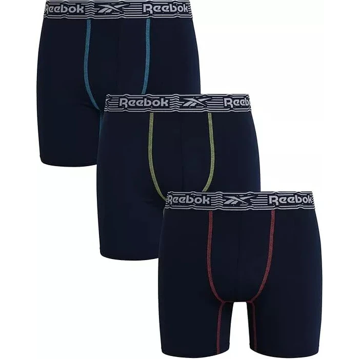 Reebok 3 Pack Performance Training Boxer Briefs (P32) Medium - Multicolor by Reebok - Refurbished - Brand New condition - US$20.48