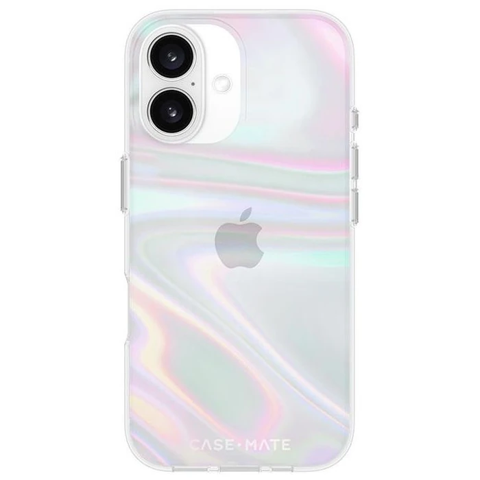 Case-Mate Soap Bubble Phone Case for iPhone 16 - Iridescent by Case-Mate - Refurbished - Good condition - US$8.28