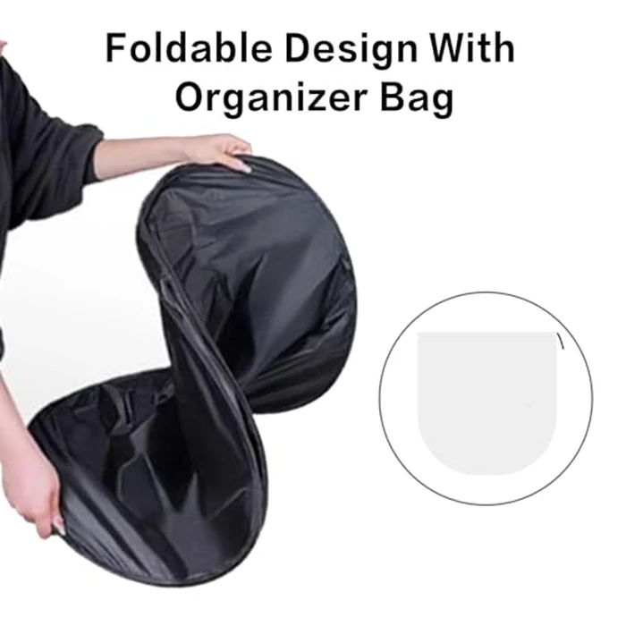 300T Sunshade for Tesla Model Y Model 3, Car Accessories 2026 for Tesla, Front Window Sunshade with Organizer Bag, Gifts for Tesla Owners by YOYGAG - Image 4