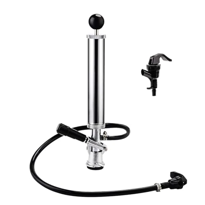 FERRODAY 8" Keg Tap Keg Pump D-System Beer Taps for Kegs US Keg Pump for Beer Keg Tap Kit Beer Keg Tap Beer Tap Keg Pump Tap Keg Taps for Beer Pump Keg Hand Pump Keg Tap for Beer Keg Tapper Party Tap by Ferroday - Used - Like New condition - US$36.25
