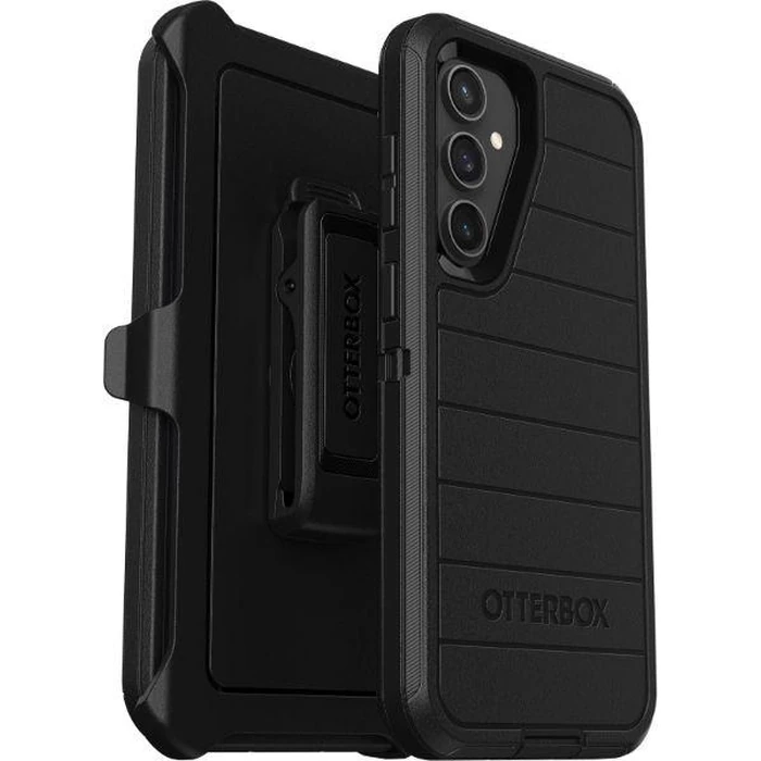 OtterBox Defender Pro Series Phone Case + Holster for Samsung Galaxy S23 FE - Black by OtterBox - Refurbished - Excellent condition - US$40.94