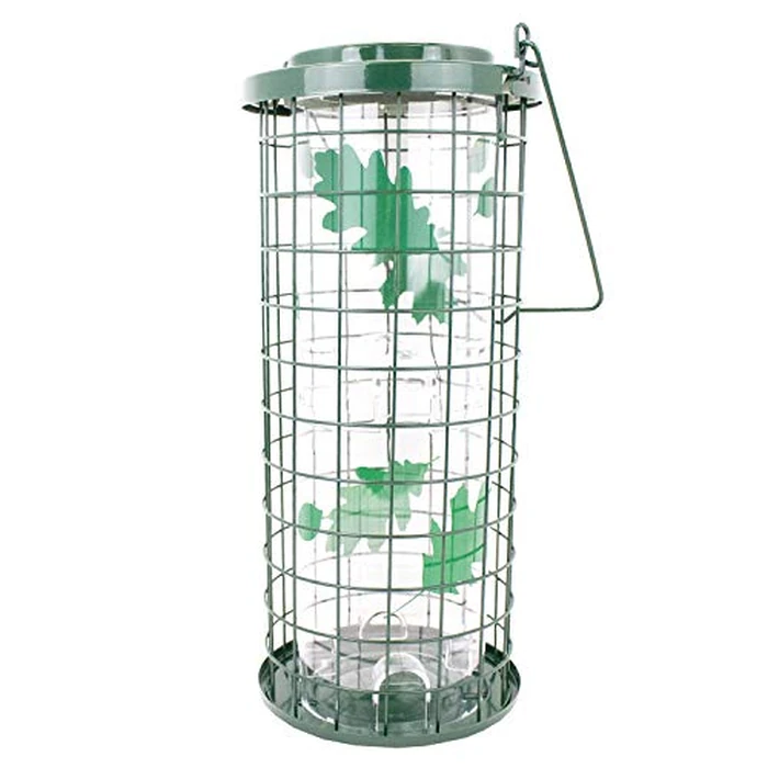 Perky-Pet Squirrel Stumper Wild Bird Feeder - Keep Squirrels Out - 8 Feeding Ports for Wild Birds - 3 lb Wild Bird Seed Capacity - 114G, Green - Decor for Outdoors by Perky-Pet - Used - Very Good condition
