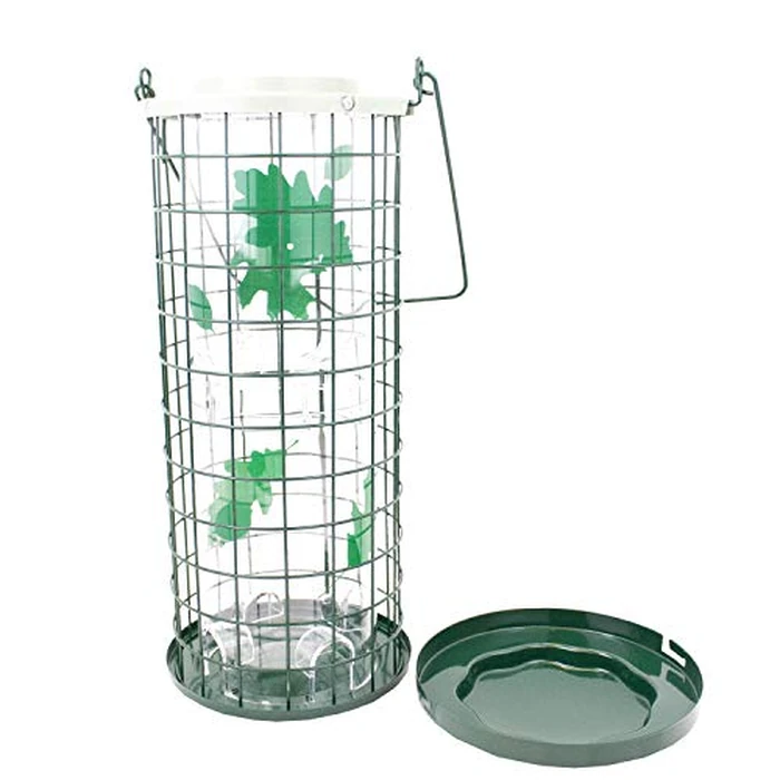 Perky-Pet Squirrel Stumper Wild Bird Feeder - Keep Squirrels Out - 8 Feeding Ports for Wild Birds - 3 lb Wild Bird Seed Capacity - 114G, Green - Decor for Outdoors by Perky-Pet - Image 8
