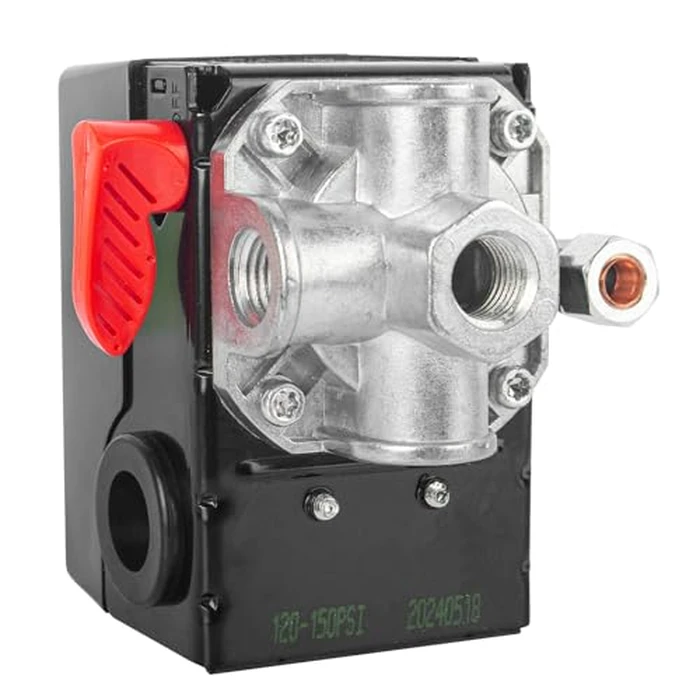 Z-D26612 Air Compressor Pressure Switch Air Compressor Parts - for Porter Cable 150/120 PSI D26612 4-Port 120V by uhzz - Used - Like New condition - US$27.54