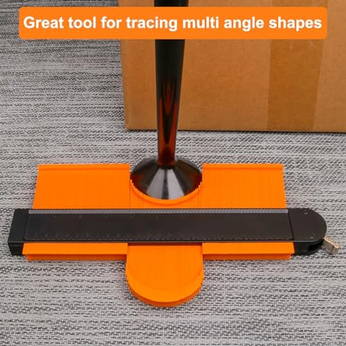 10 Inch Super Gauge Shape and Outline Tool, Contour Gauge Profile Tool with Lock, Measuring Tools Shape Duplicator Woodworking Tools by MECHEER - Image 6