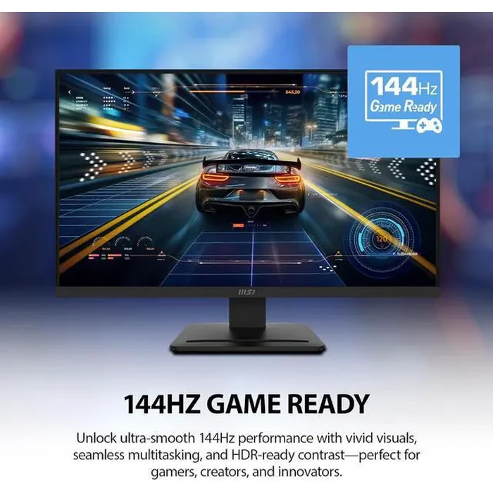 MSI 27 inch Full HD 144Hz IPS AMD FreeSync white LCD Computer Monitor with Built-in Speakers for both work and gaming PRO MP273W E14A by MSI - Image 5
