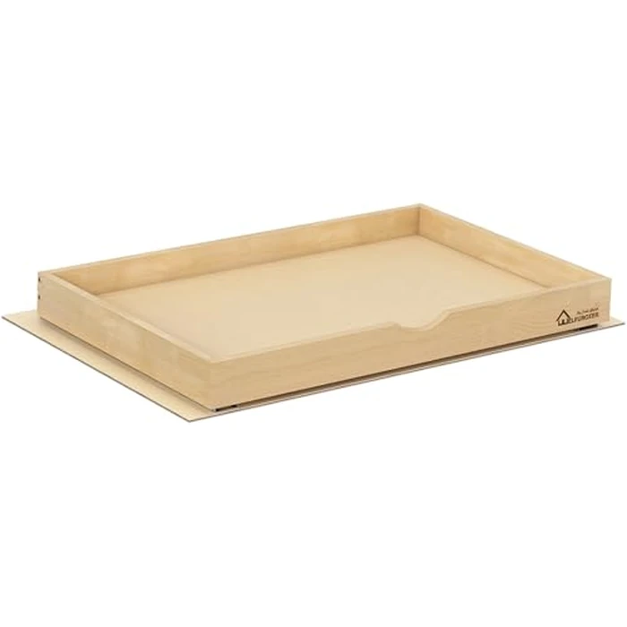 WelFurGeer Soft Close Pull Out Drawers for Kitchen Cabinets, 32" W x 21" D Pull Out Cabinet Organizer, Heavy-Duty Cabinet Organizer, Space-Saving Pullout Drawer for Home & Kitchen Organization by WelFurGeer - Used - Like New condition