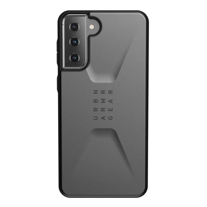 Urban Armor Gear Civilian Phone Case for Galaxy S21+ (5G) - Silver by Urban Armor Gear - Refurbished - Brand New condition - US$12.01