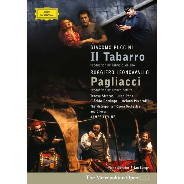 Puccini - Il Tabarro / Leoncavallo - I Pagliacci / Stratas, Domingo, Pavarotti, Pons, Quivar, Croft, Levine, Metropolitan Opera by Dolce&Gabbana - Used - Very Good condition - US$11.51