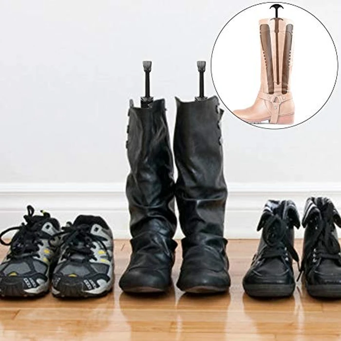 Shoe Stretcher, Boot Stretcher Spray, Plastic 1 Pair Plastic Shoe Stretcher with Handle Shoes Tree Shaper Boots Expander Shoe Support Clothing Accessories Stretch Width Length by Luqeeg - Image 2