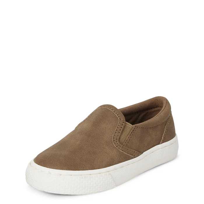 The Children's Place,Baby Boys,Baby Boys and Toddler Casual Slip On Shoes,Caramel,10,Toddler by The Children's Place - Image 1