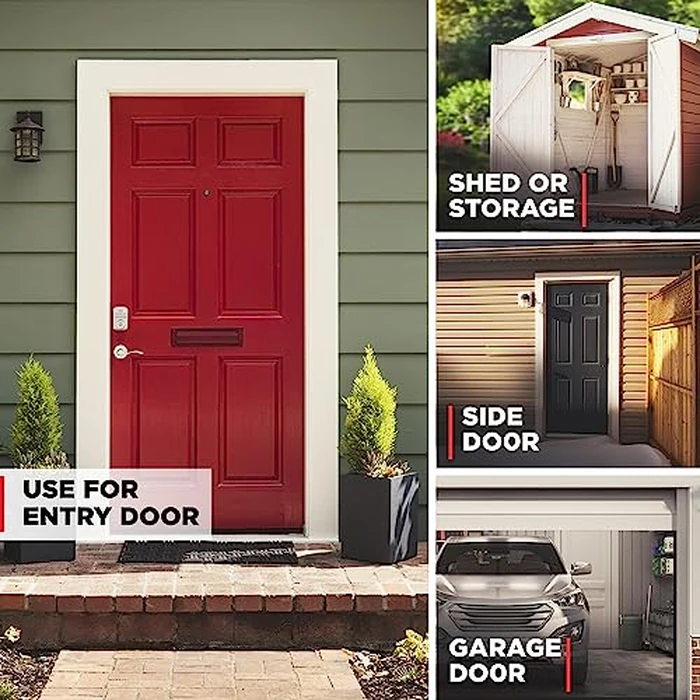 Kwikset Powerbolt 250 10-Button Keypad Satin Nickel Transitional Electronic Deadbolt Door Lock, Featuring Convenient Keyless Entry, Customizable User Codes, and Auto-Locking by Kwikset - Image 2