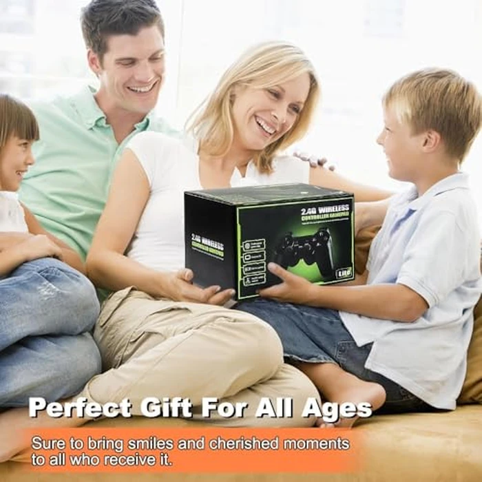 LIUWEI New Retro Gaming Console & Game Stick Pro - 20,000+ Classic Video Games, 23 Emulators, Dual Wireless Controllers, 4K HDMI Output, Plug & Play, Compatible with TV, PC, Projector, 64GB by LIUWEI - Image 7